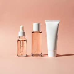 model of skin cleansing products