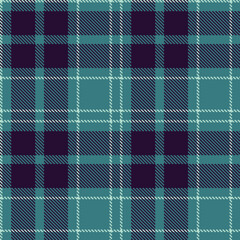 Modern Seamless Tartan in Iridescent Deep Aqua tones Textile Design