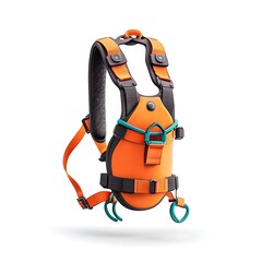 Naklejka premium rock climbing harness 3D render