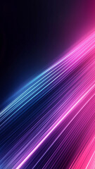Fototapeta premium Dark Abstract Minimalist Gradient Background with Soft Neon Lights and Futuristic Glow
