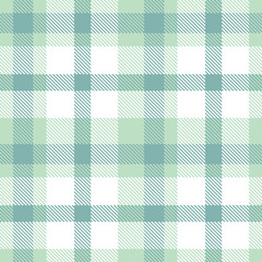 Modern Seamless Tartan in Pale Pale Aqua tones Textile Design