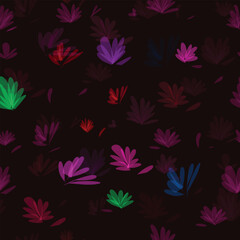 abstract modern colorful  flower background
