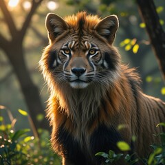 Fototapeta premium Close up on wild animal in nature