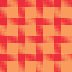 Modern Seamless Tartan in Neon Strawberry tones Textile Design