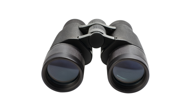 Black Binoculars Close-Up