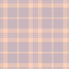 Modern Light Pinkish Grey Seamless Tartan Textile Design