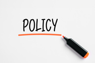 Policies and procedures concept.