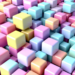 Obraz premium Hexahedron block 