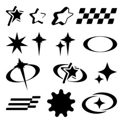 Y2K Elements Vector Asset Pack