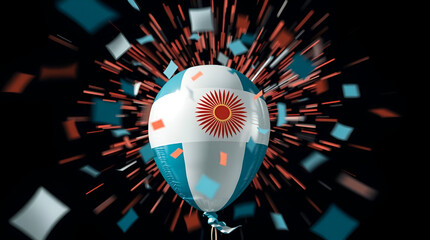 Argentina Independence Day, Traditional Festivals of Argentina, July 9, Celebrating Argentinian's National Day, Generative Ai