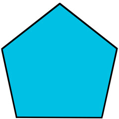 Trapezoid shape placed on a white background.
