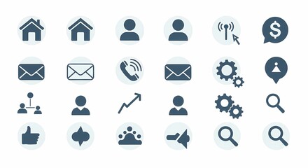 Business and Commerce Icons Collection