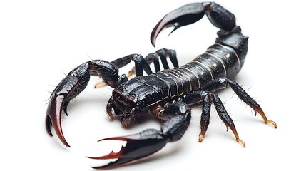 Majestic Black Emperor Scorpion in Natural Habitat