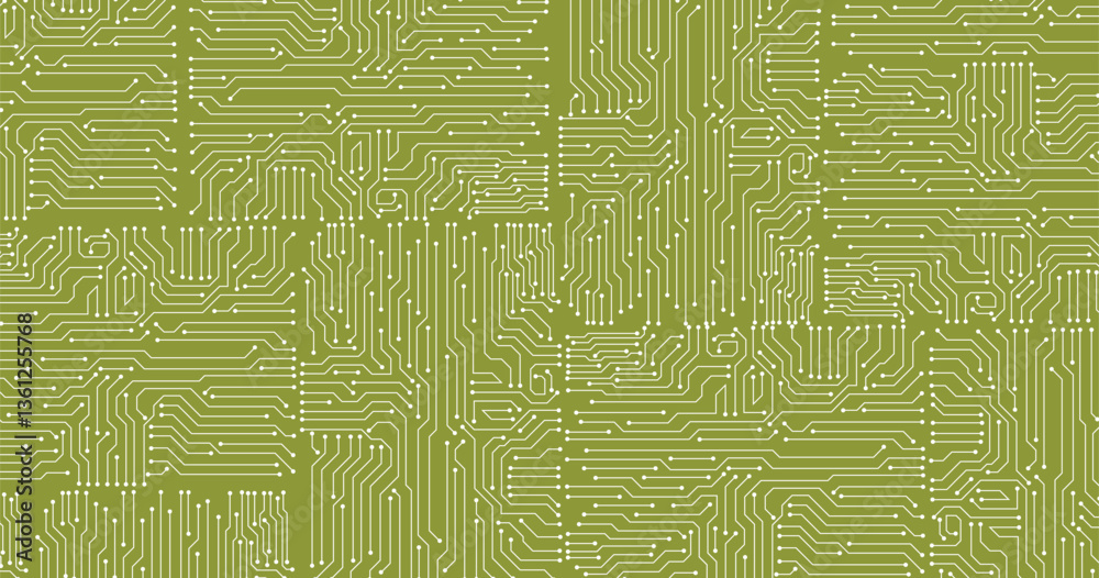 Poster high tech technology geometric and connection system background with digital data abstract