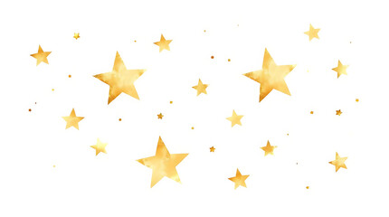 golden stars on a white background