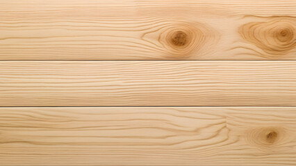 Naklejka premium A natural pine wood texture with a light, golden brown color and subtle grain, featuring distinctive knots, perfect for a warm and contemporary design.