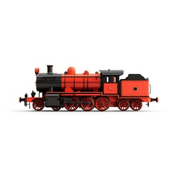 Naklejka premium train 3D render