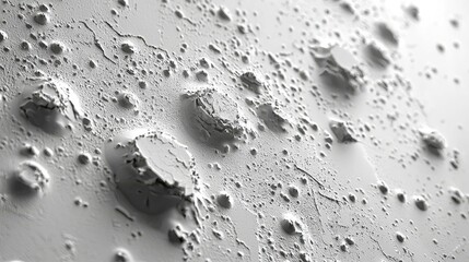 Lunar Surface: High-Resolution Close-Up of Moon Craters, Abstract Space Photography