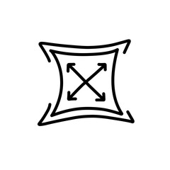 line icons related to fabric features