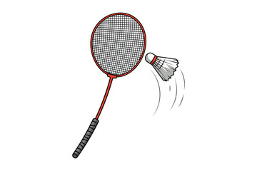 Sports Equipment Badminton Illustration