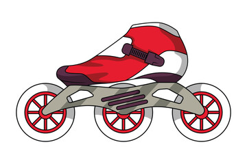 Sports Equipment Roller Skates Illustration