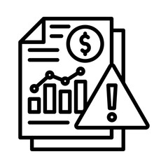 Financial Risk Icon