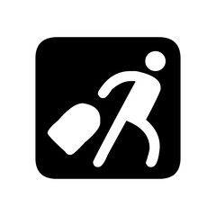 Heavy public signage icon