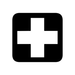 Obraz premium Hospital public signage icon