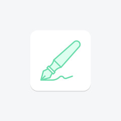 Calligraphy Pen, vector, pixel perfect, illustrator file