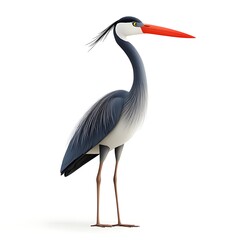 Fototapeta premium heron 3D render