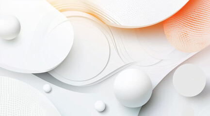 Soft tones and curves offer an elegant backdrop, created with Generative AI technology