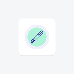 Paper Knife, vector, pixel perfect, illustrator file