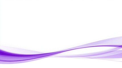 A purple line with a white background. Abstract background with blue wavy lines on white, vector illustration. Futuristic design.