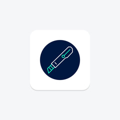 Paper Knife, vector, pixel perfect, illustrator file