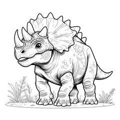 Fototapeta premium dinosaur vector illustration