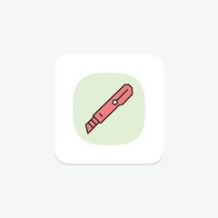 Paper Knife, vector, pixel perfect, illustrator file