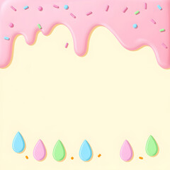 Sweet Frosting Background
