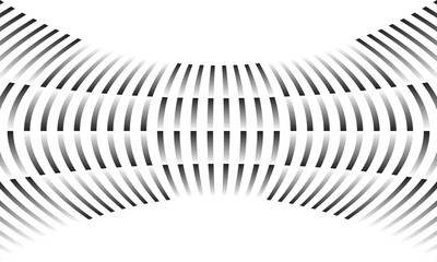 abstract black white gradient irregular squeeze line pattern design suitable for background.