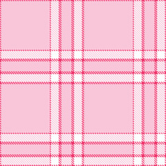 Muted Cerise and Smoky Pale Pink Seamless Tartan Textile Design