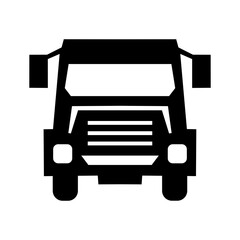 truck isolated on white