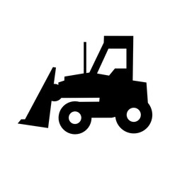 Naklejka premium bulldozer vector illustration