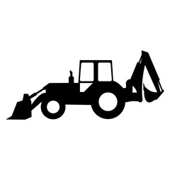 bulldozer vector illustration