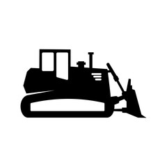silhouette of excavator
