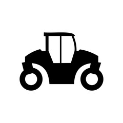 tractor isolated on white