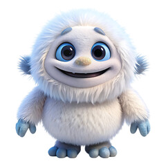 Obraz premium Cute Yeti Cartoon Image
