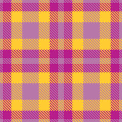 Modern Seamless Tartan in Cool Dark Lilac tones Textile Design
