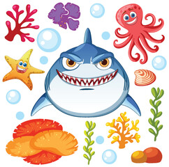 Underwater Adventure with Marine Creatures