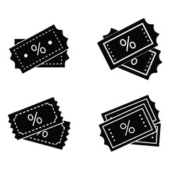 Minimal Ticket Icon Vector: A Perfect Symbol for Events, Travel, and Entry Access