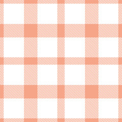 Modern Seamless Tartan in Metallic Light Salmon tones Textile Design