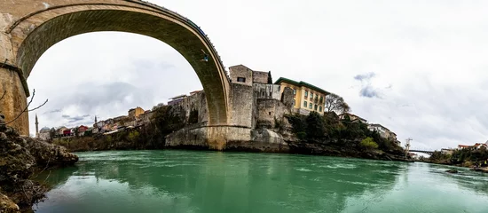 Stari Most Bridge over Neretva River